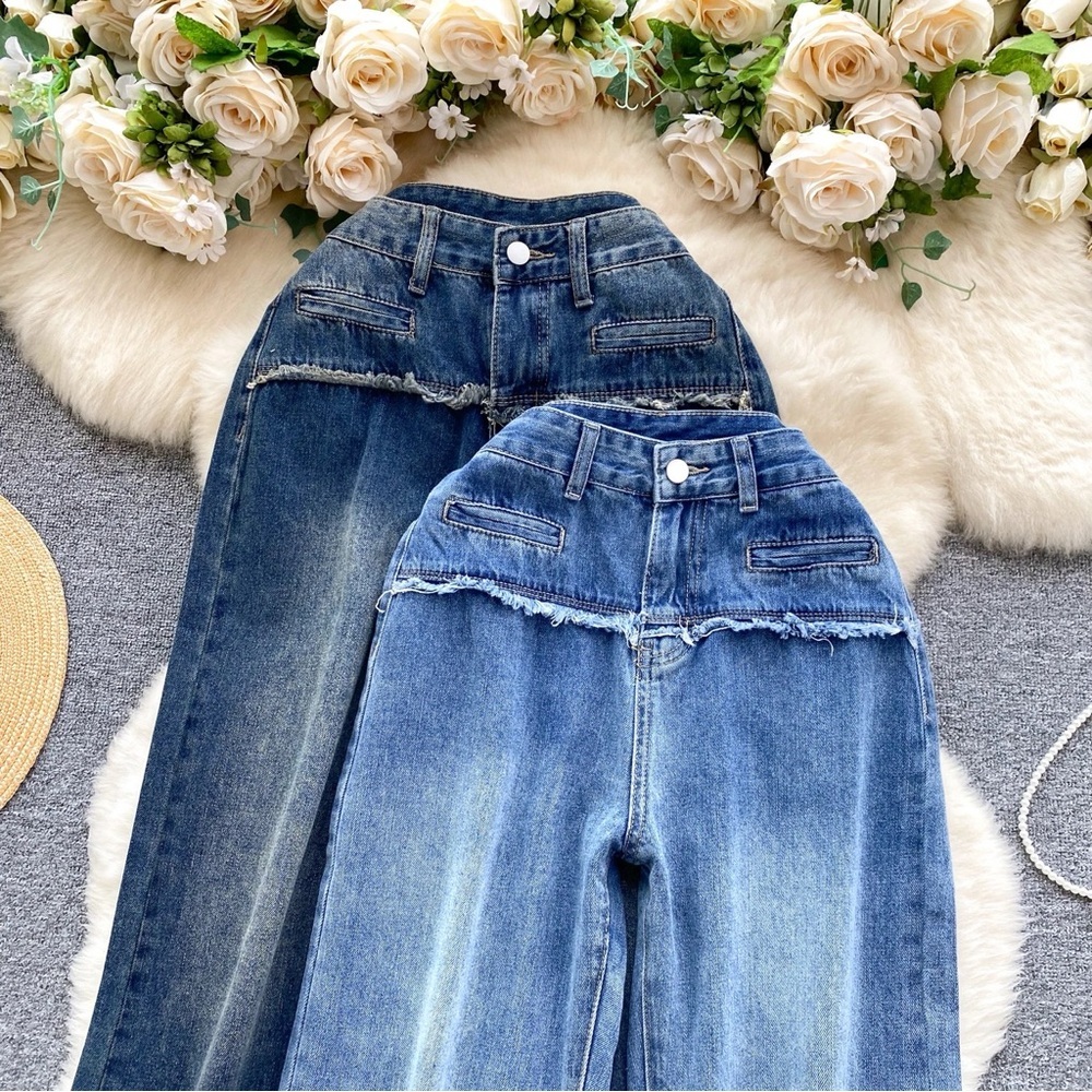 Skyline High Rise Rigid Denim Jeans | Size S - L